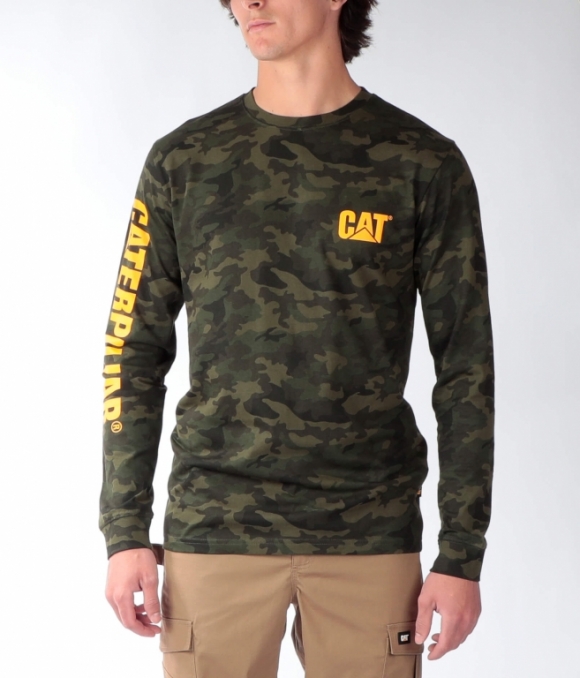 Meeste pikkade varrukatega T-särk CAT 1510034