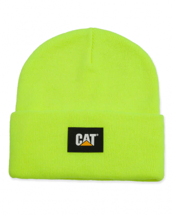 Kootud müts CAT 1090026 hi-vis yellow