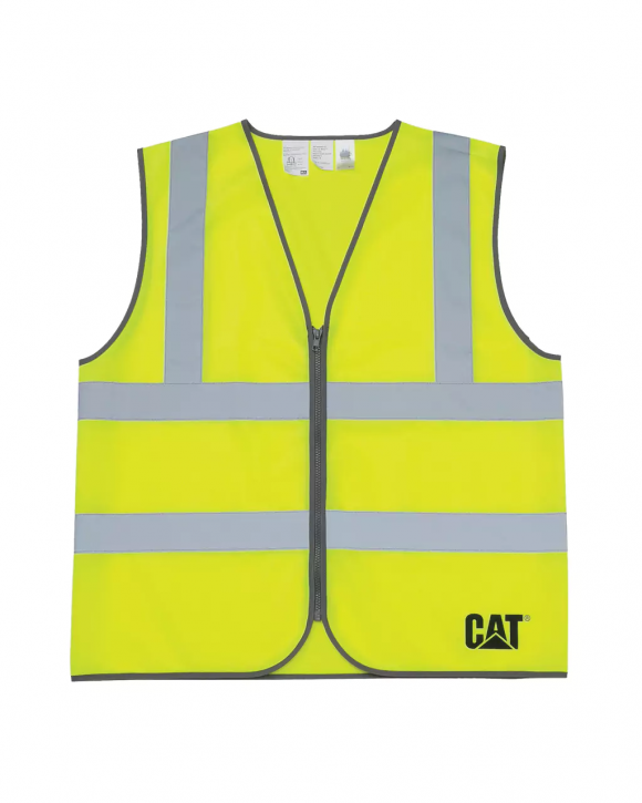 Lukuga ohutusvest CAT 1320025 HI-VIS yellow M/L