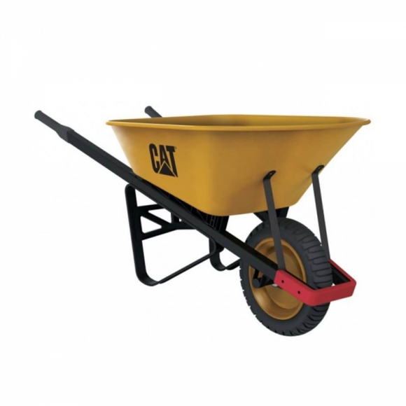 Viena riteņa tērauda ķerra CAT J22-150, kravnesība 250kg